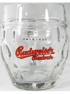 Budvar Budweiser Beer Mugs (set of 2) Beer Mugs Half Pint