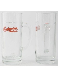 Budvar Budweiser Pint Glasses Mugs (set of 6) 500ml