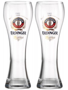 Erdinger Half Pint Beer Glasses (set of 2) 330ml
