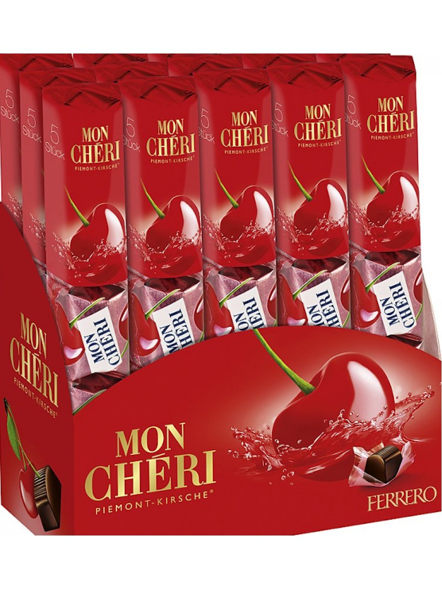 Ferrero Mon Cheri Praline Chocolates Piemont Cherry 5 x 15 75