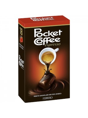 Ferrero Pocket Coffee Espresso Chocolates 18 Pieces