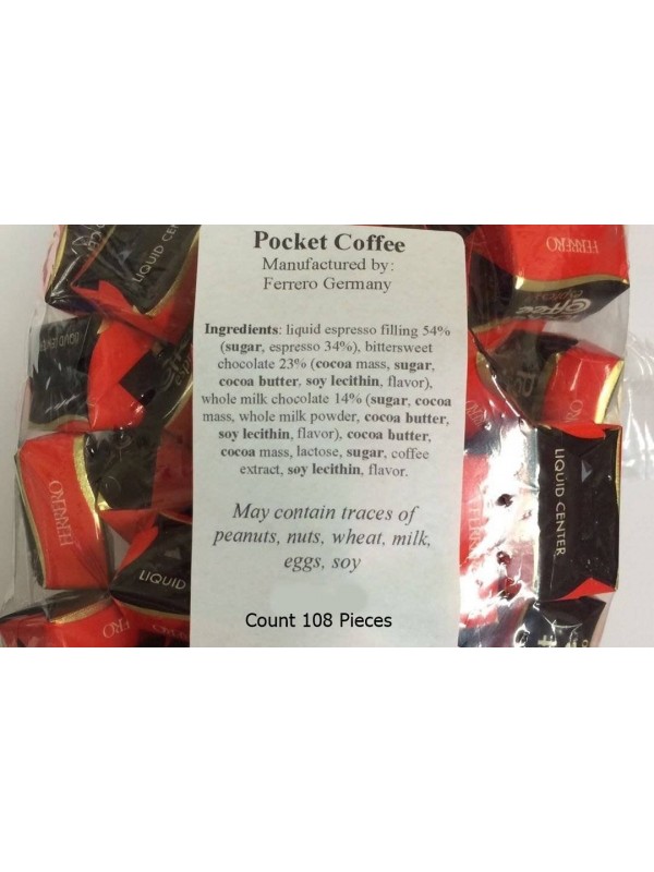 Ferrero Pocket Coffee 108 Chocolates UK, Italy