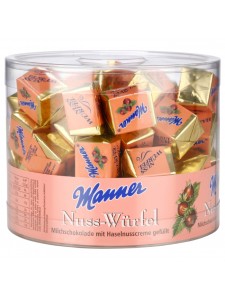 Manner Nuss Würfel Box 50 Chocolates