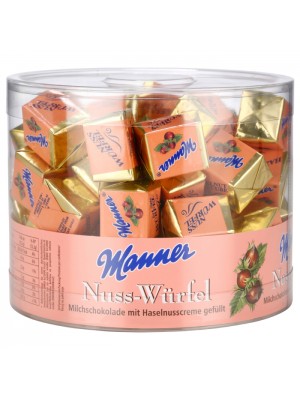 Manner Nuss Würfel Box 50 Chocolates