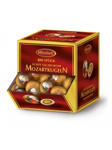 Mozartkugeln Mirabell Box of 100, Salzburg Austria