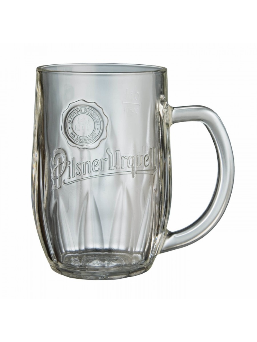 Pilsner Urquell 0.5L / 568ml / 20oz Pint Handled Beer Glasses Mugs