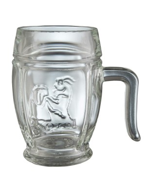 Kozel Pint Horn Handled Beer Glasses Mugs 500ml 0.5L, Limited Edition