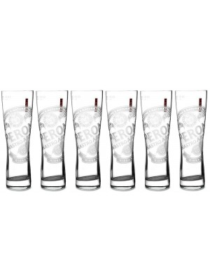 Peroni Nastro Azzurro 'Signature' Half Pint Beer Glasses 280ml set of 6